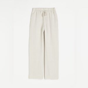 Linen blend pants